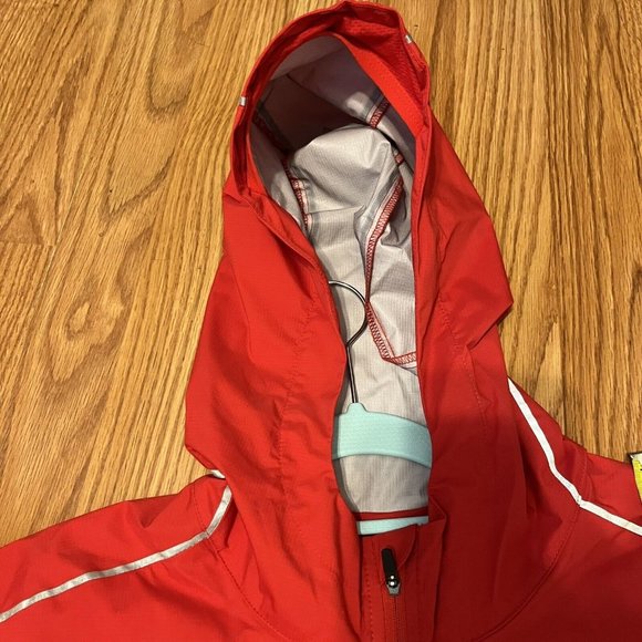 NWT $140 Nike Running Nylon Jacket Reflective Mens Size Large AJ3654-657‎ Red - Picture 7 of 9